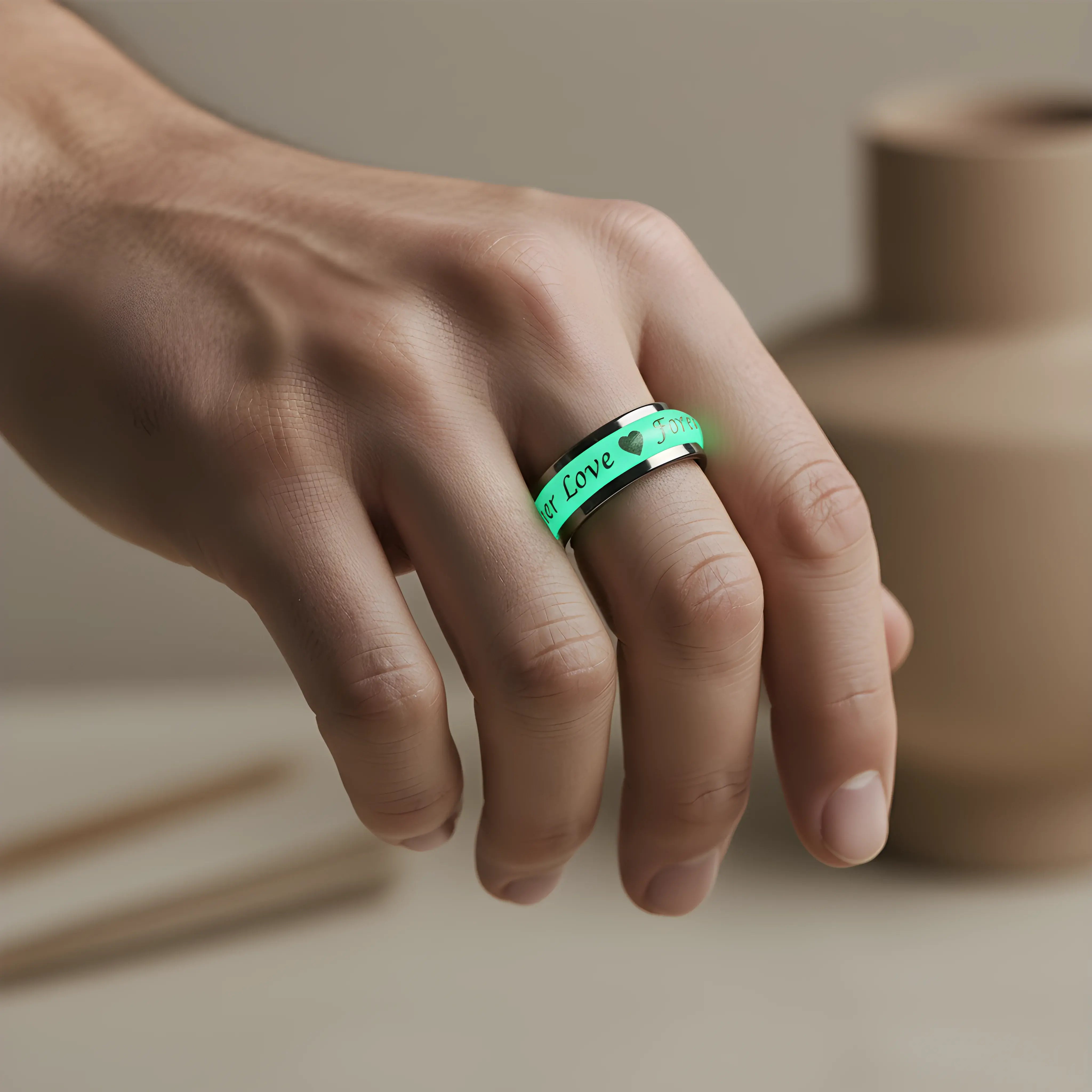 Love Forever Glow Ring 5.6cm