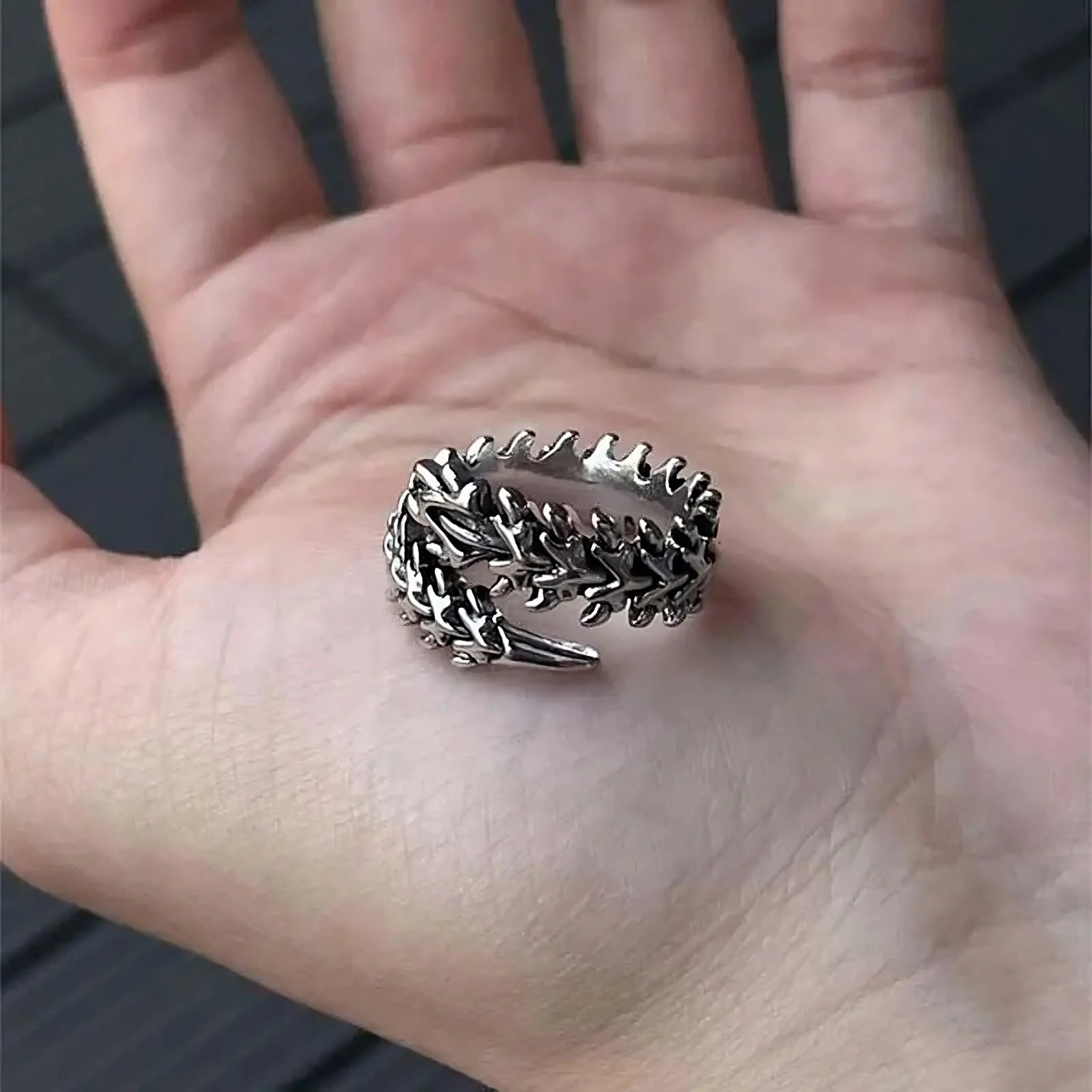 Vintage Gothic Thorn Ring