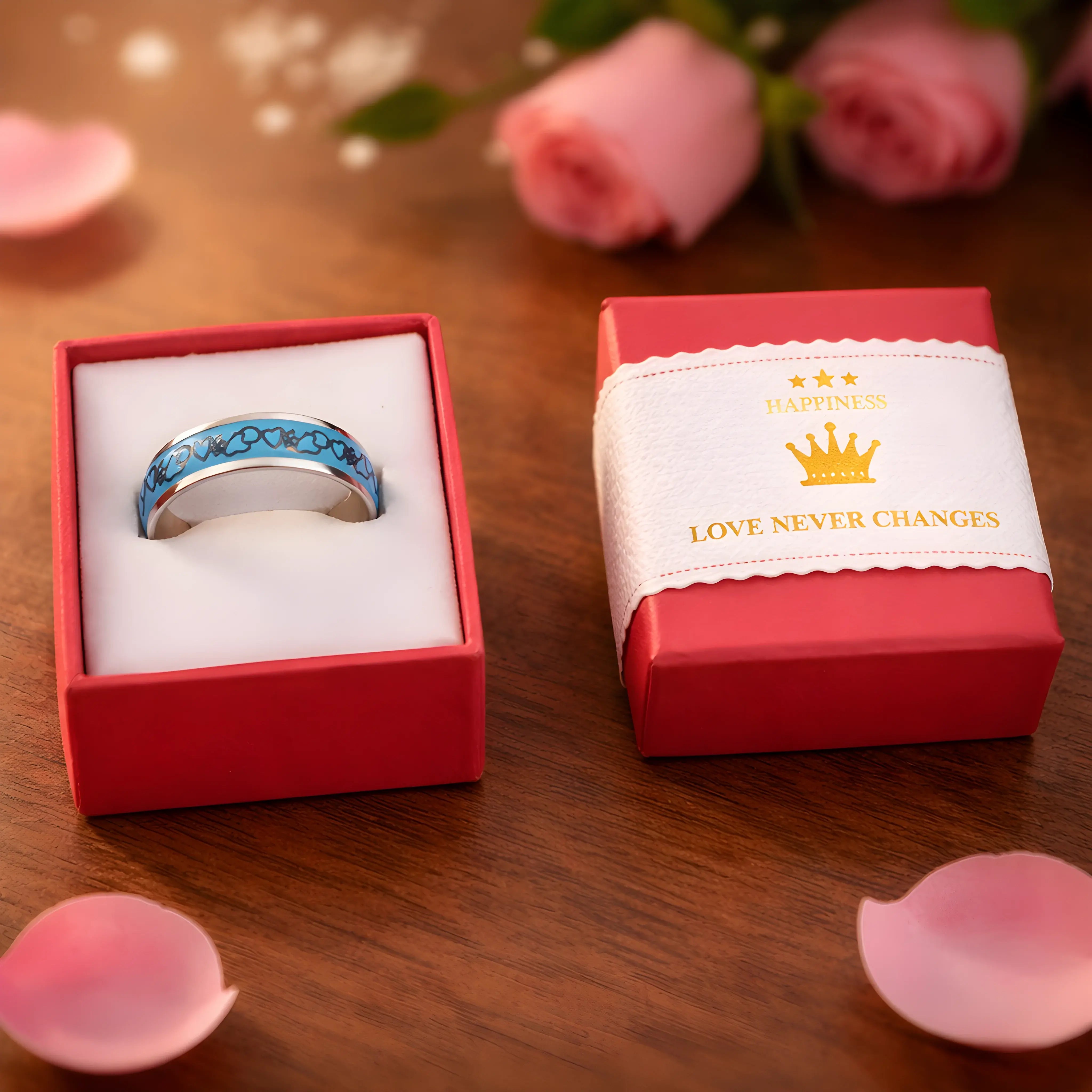 Eternal Knot Blue Ring 6.7cm