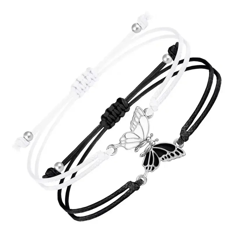 Butterfly Couple Bracelet Set