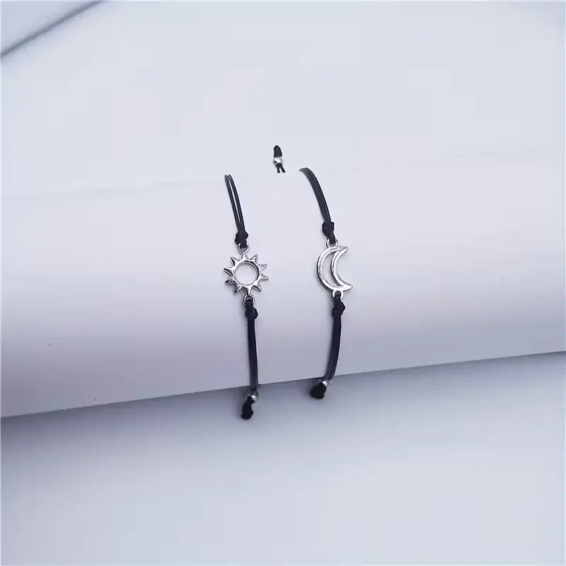 Sun & Moon Couple Bracelet Set