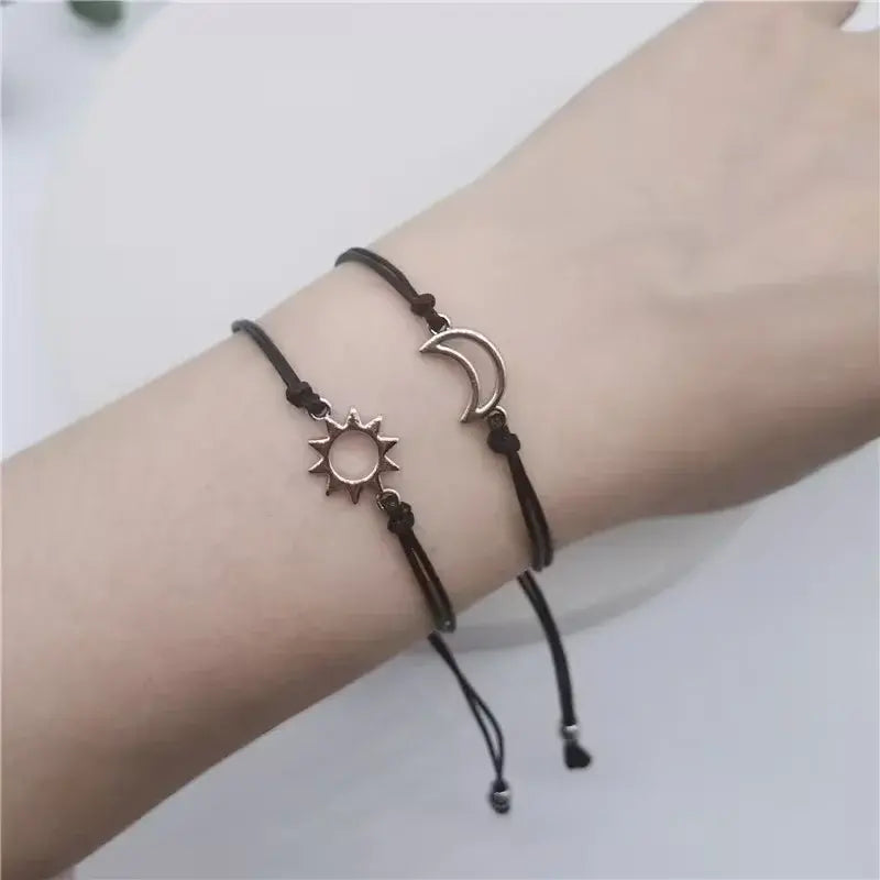 Sun & Moon Couple Bracelet Set