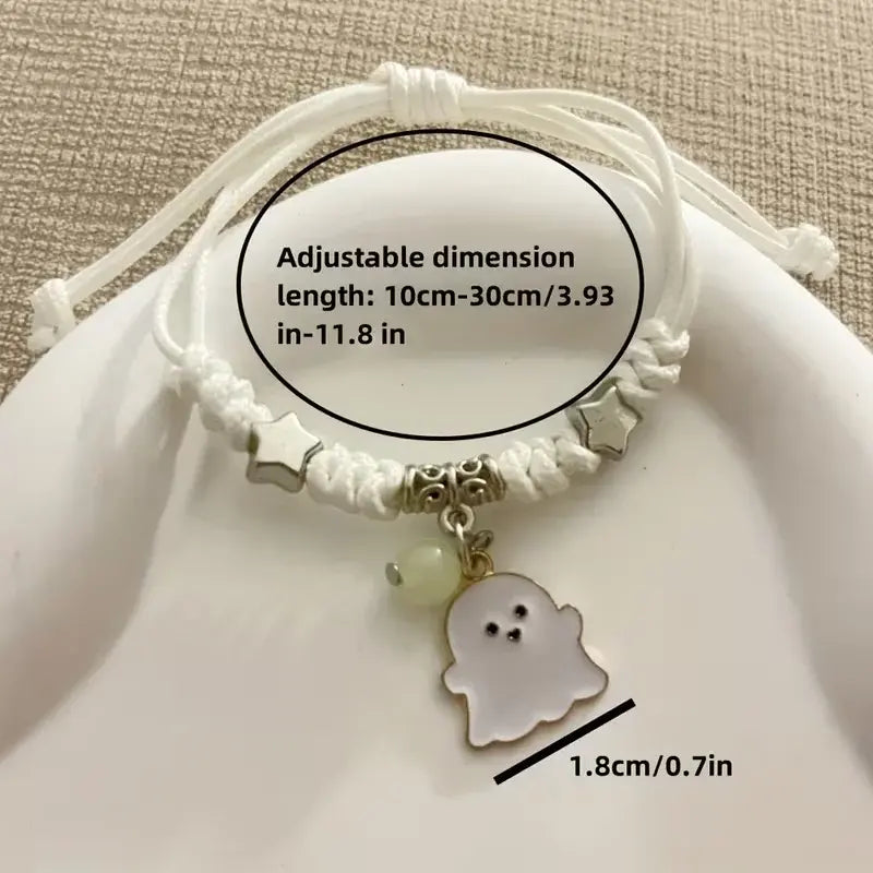 Cute Ghost Couple Bracelet Set