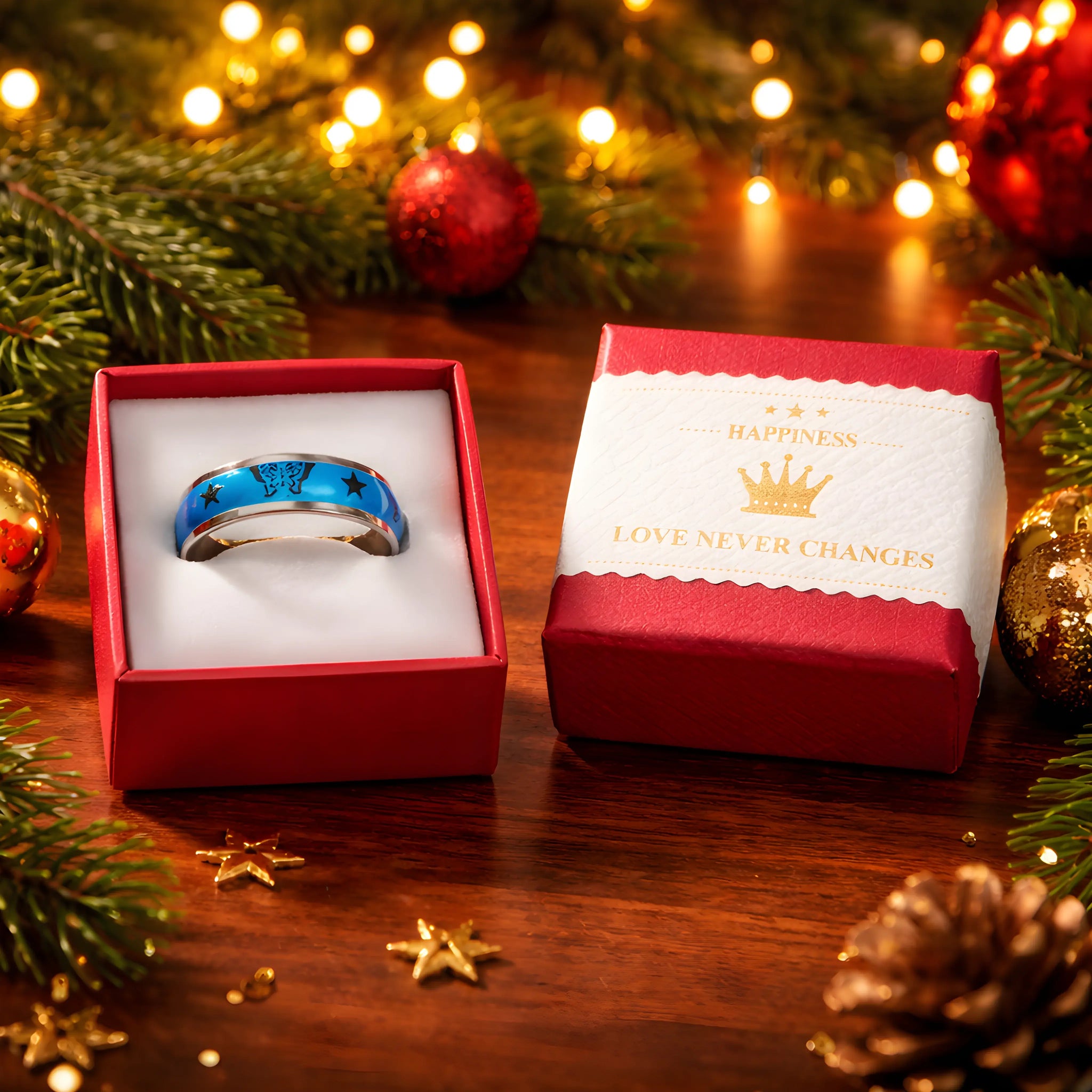 Blue Butterfly Star Ring 6.7cm