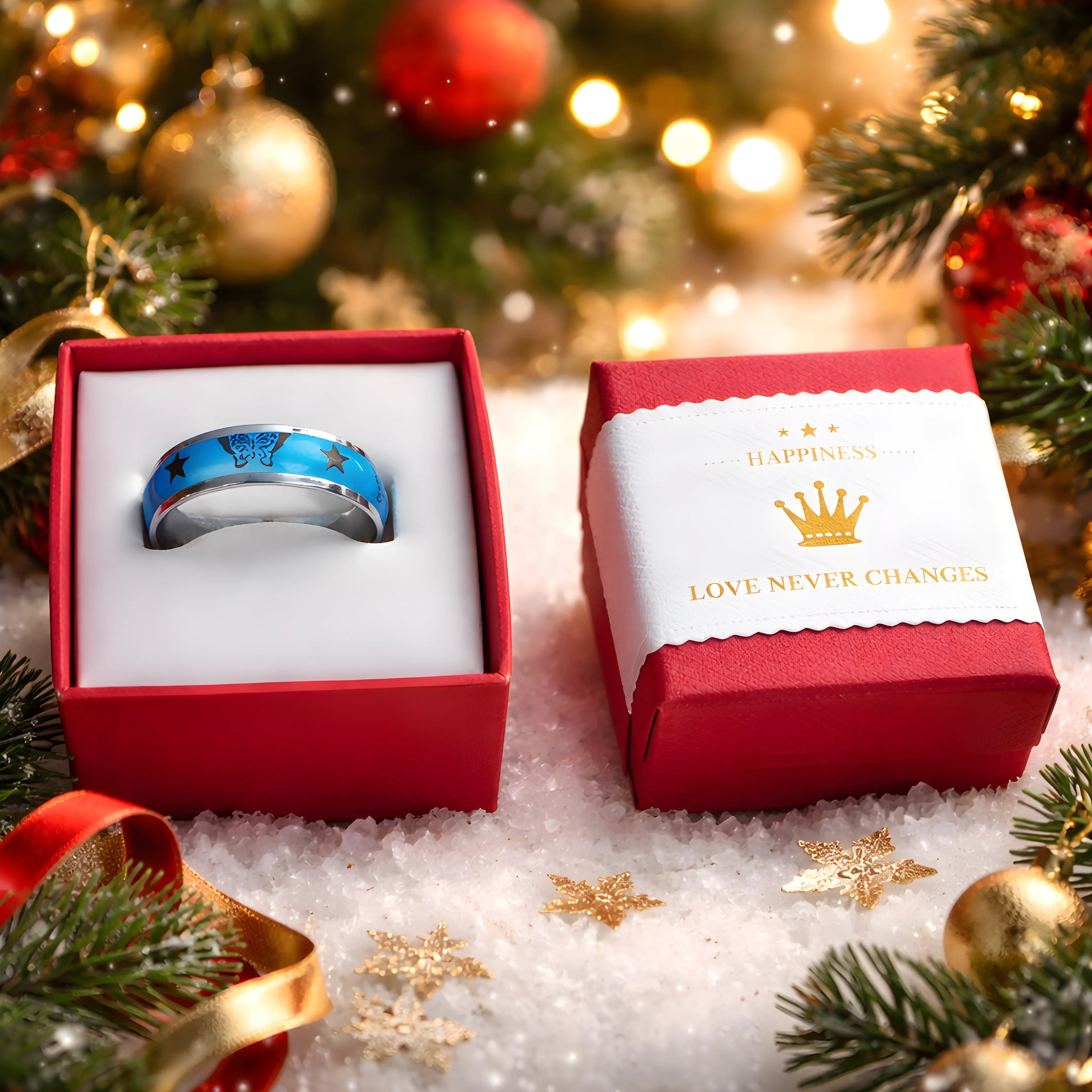 Blue Butterfly Star Ring 6.7cm