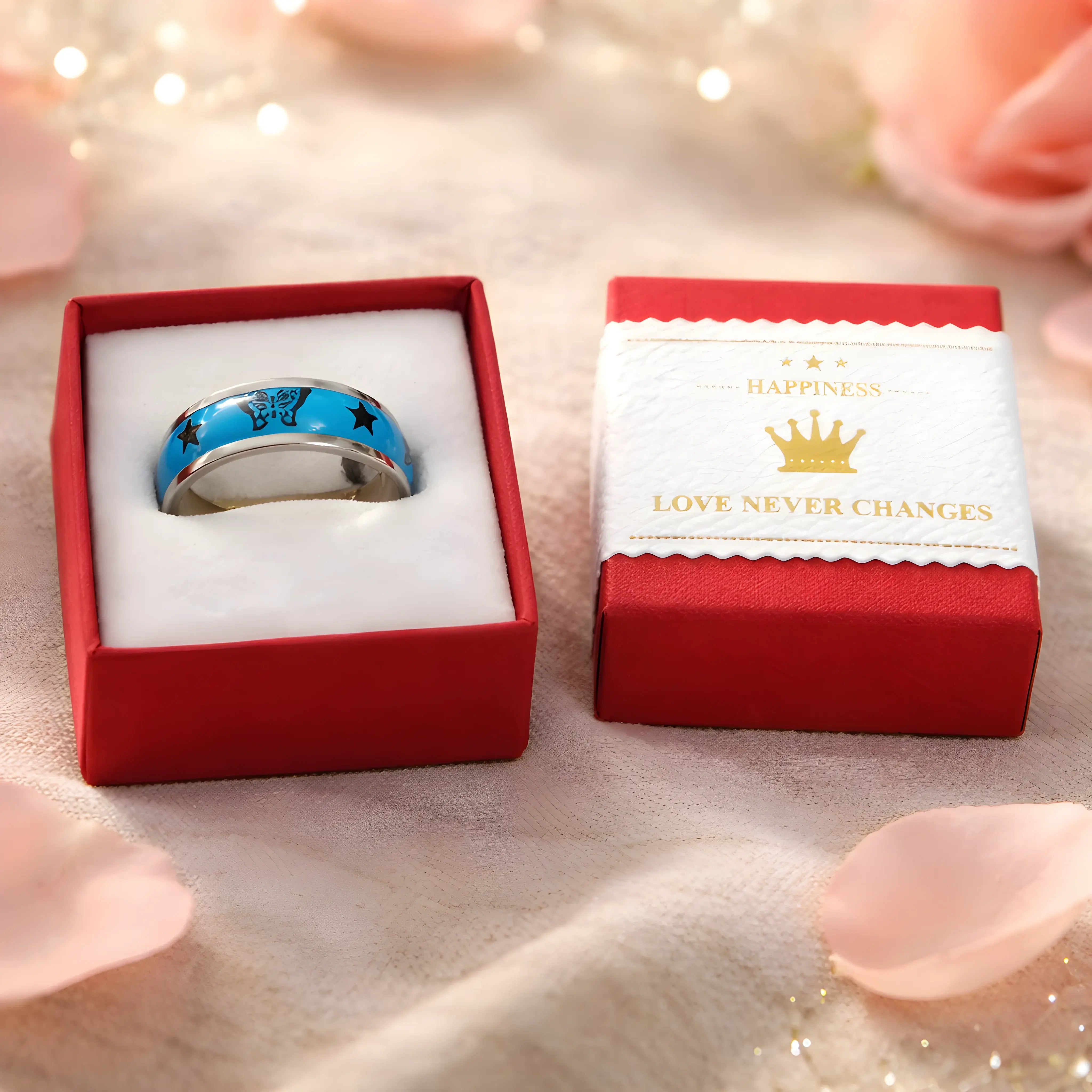 Blue Butterfly Star Ring 6.7cm