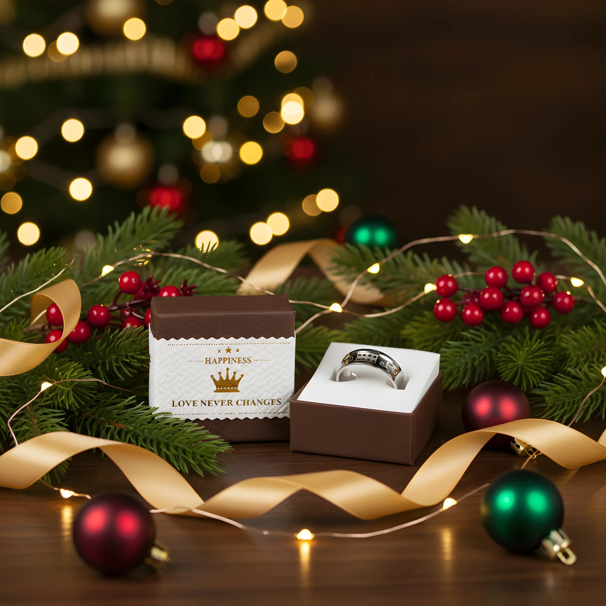 Stainless Steel Pattern Engraved Ring 5.9cm