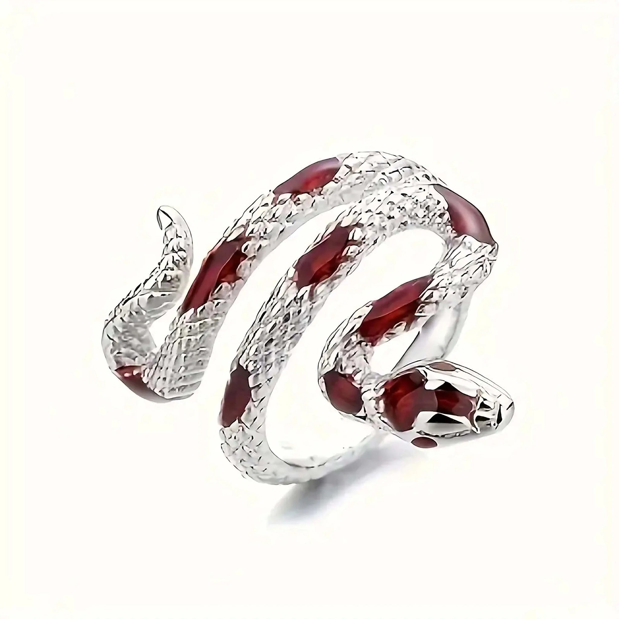 Snake Ring Red
