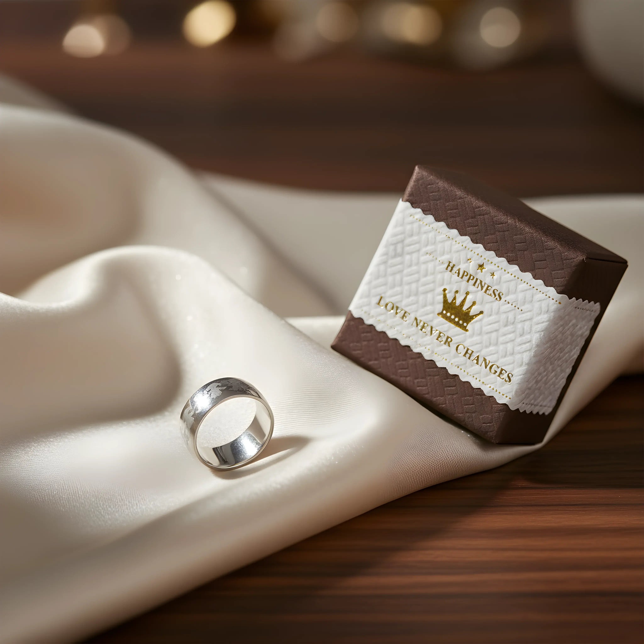 Running Figures Steel Ring 5,6cm