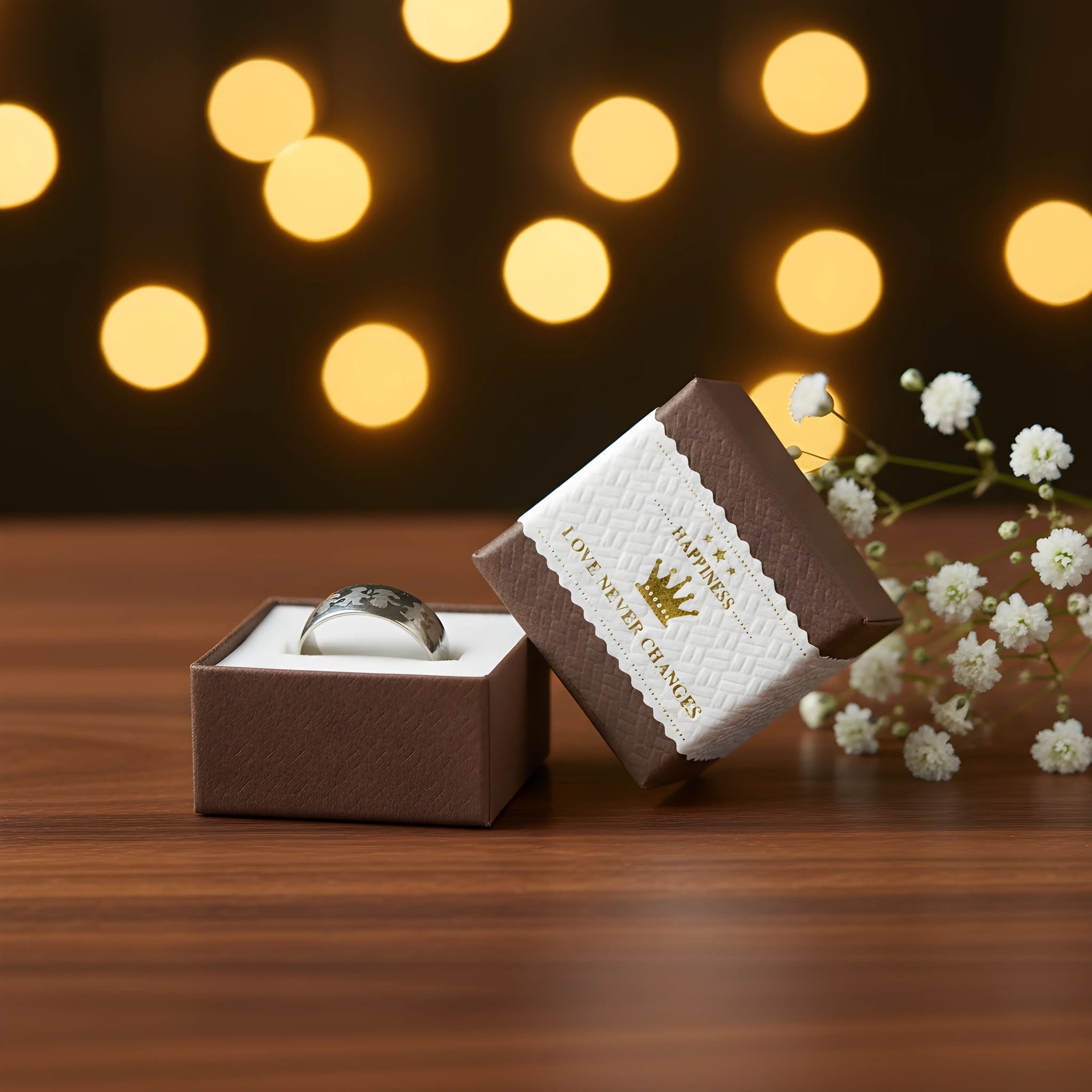 Running Figures Steel Ring 5,6cm