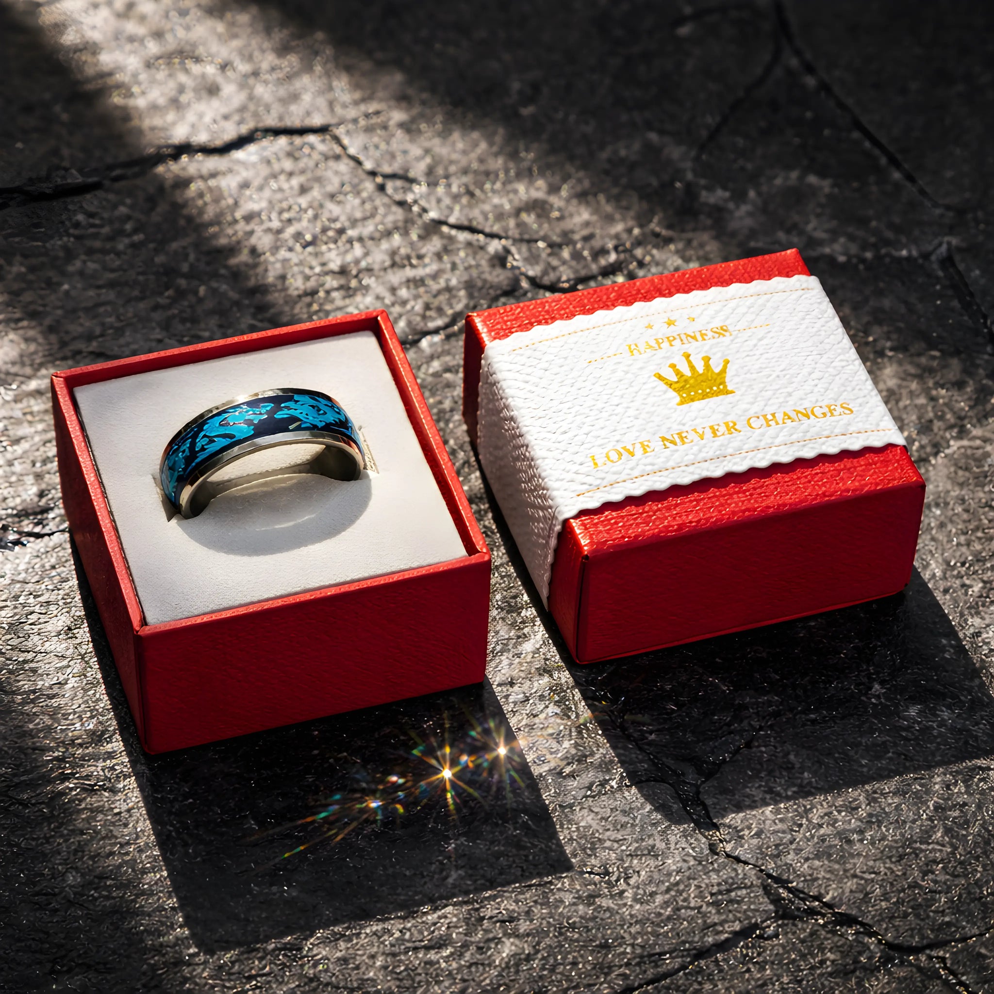 Blue Dragon Glow Ring 5.7cm