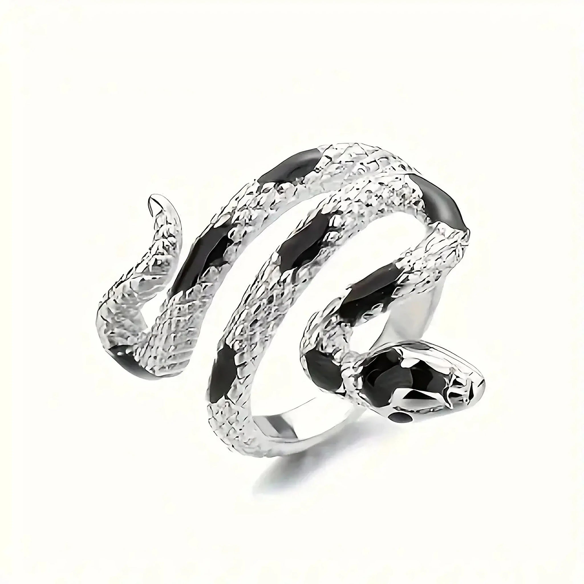 Snake Ring Black