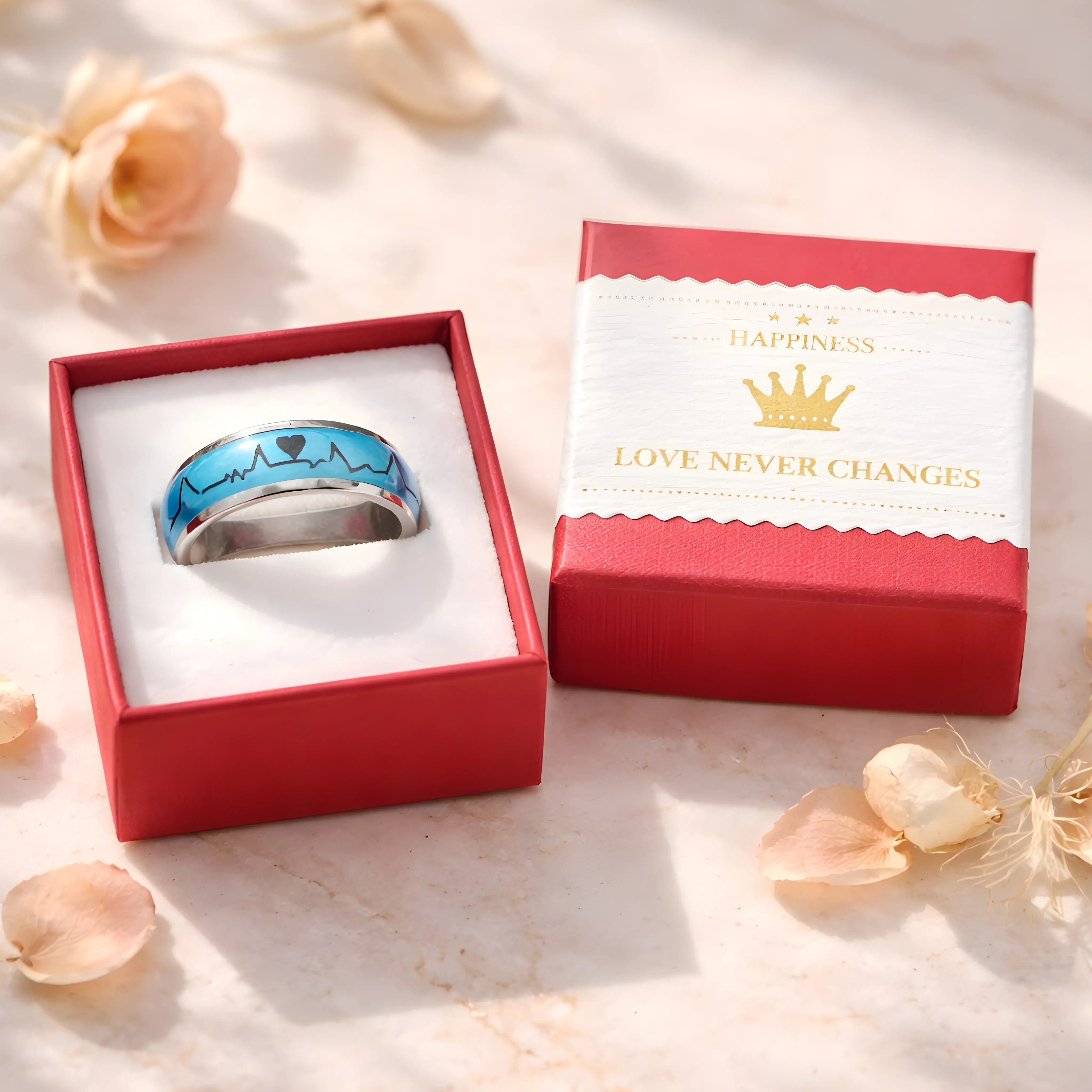 Heartbeat Love Blue Ring 6.1cm