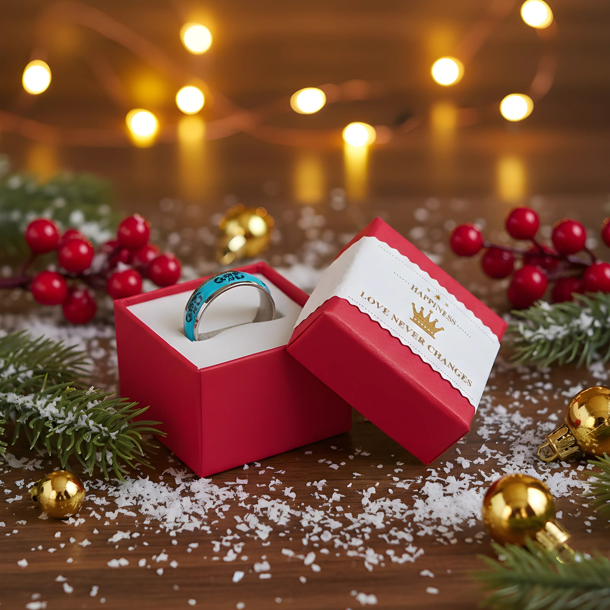 Blue Scorpion Symbol Ring 6cm