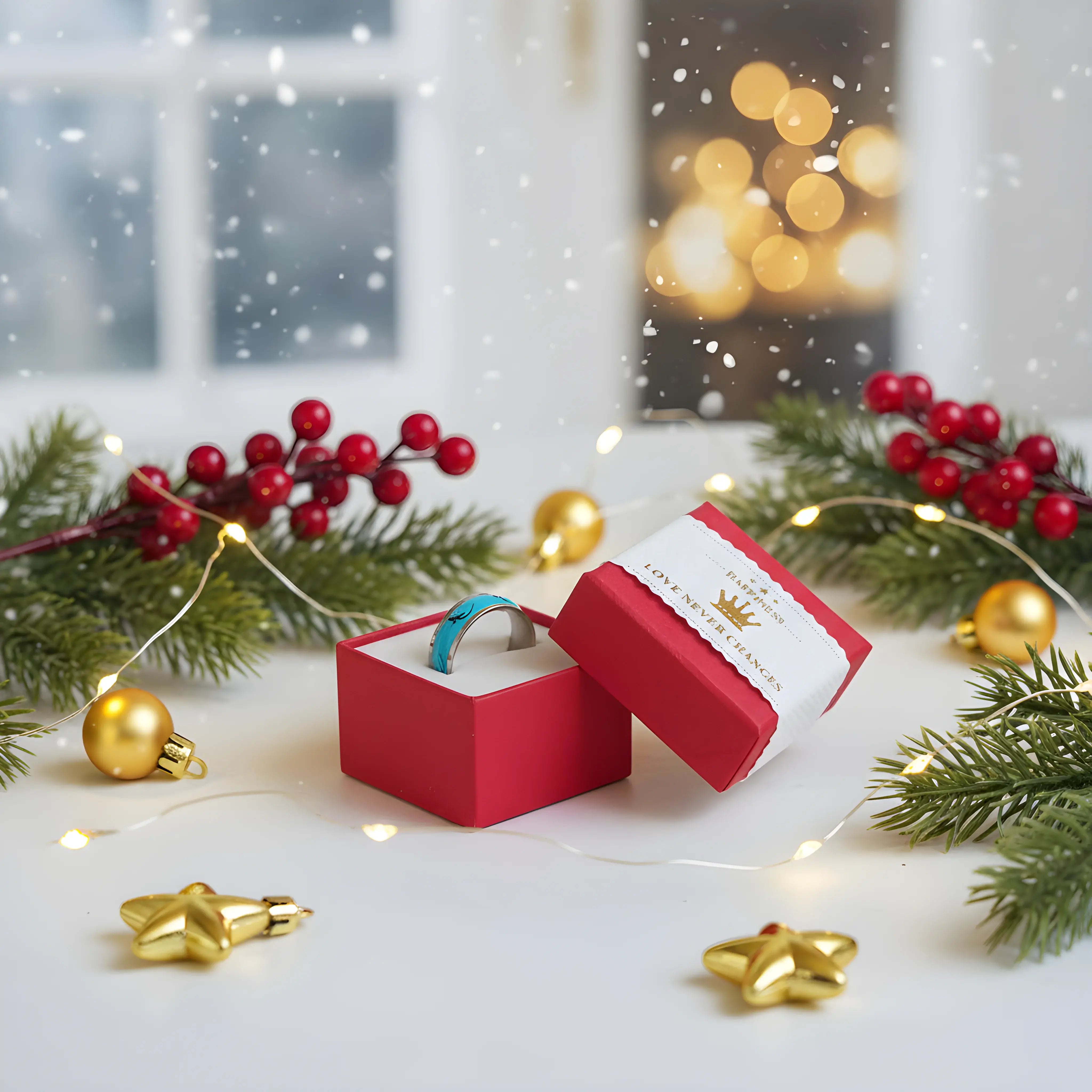 Blue Lizard Inlay Ring 5.8cm